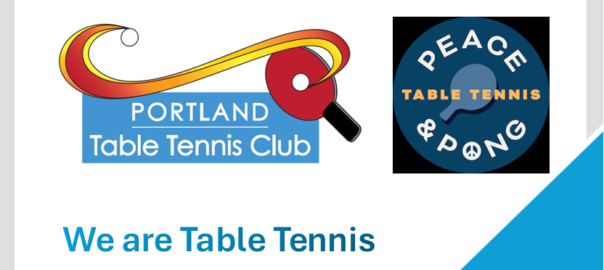 Portland Table Tennis Club With Peace and Pong